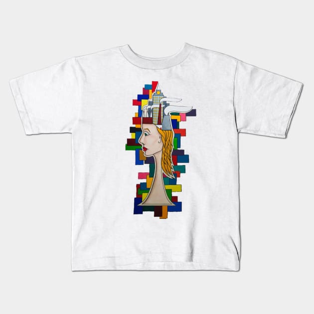 City Mind Kids T-Shirt by PaulOrde